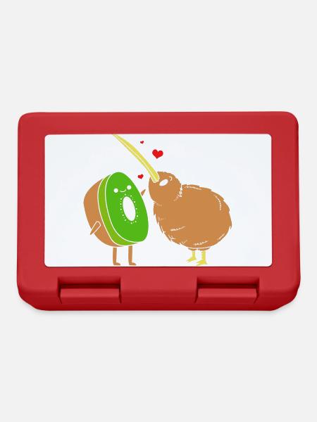 kiwi-oiseau kiwi - Boîte à goûter - rouge