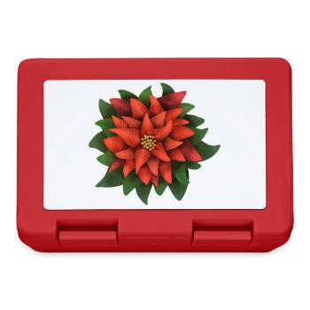 Weihnachtsstern - Poinsettia - Lunchbox - red - Front