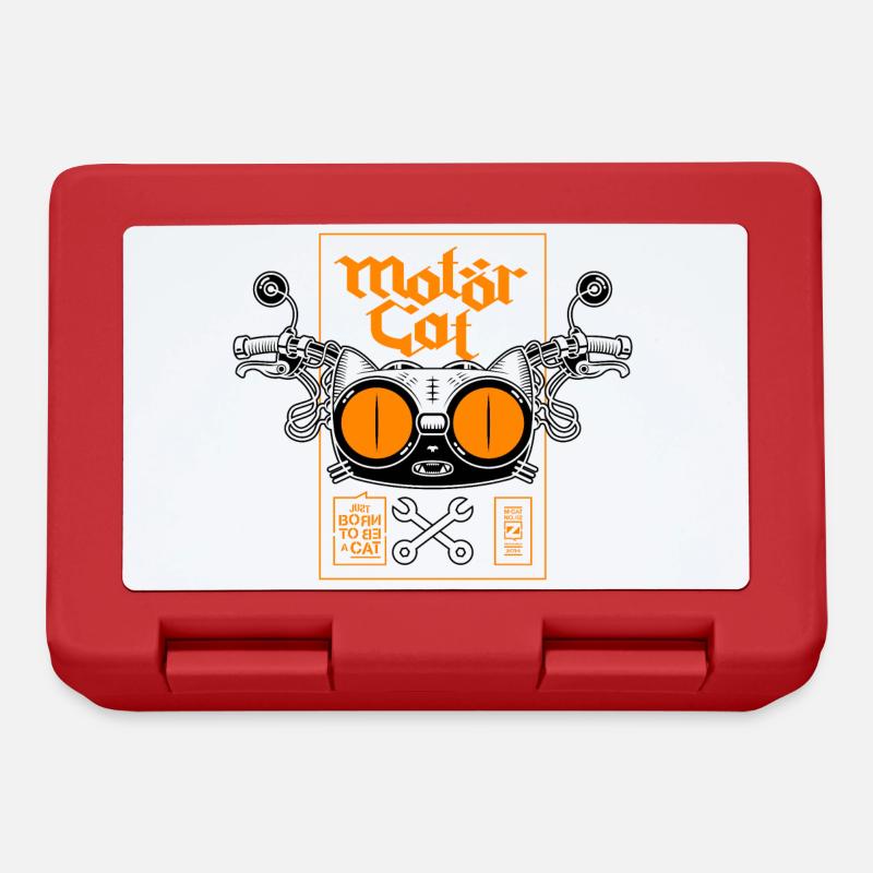 MOTORCAT 02 - Brotdose - Rot