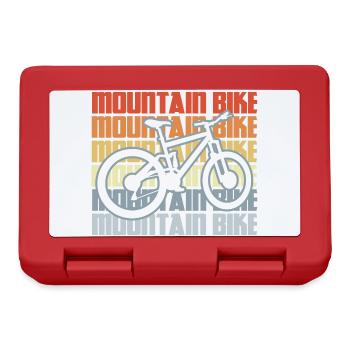VTT vintage - Boîte à goûter - rouge - Devant