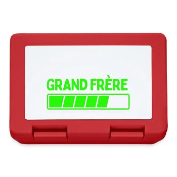 Bientôt grand frère - Boîte à goûter - rouge - Devant