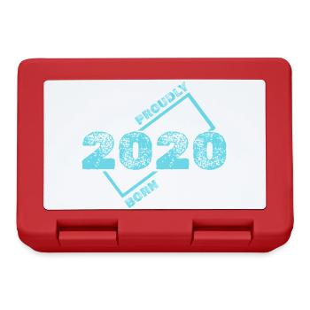 Né en 2020 - Boîte à goûter - rouge - Devant