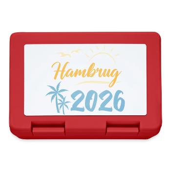 Hamburg 2026 - Lunchbox - red - Front