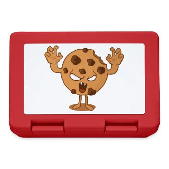 Keks-Monster - Brotdose - Rot - Vorne
