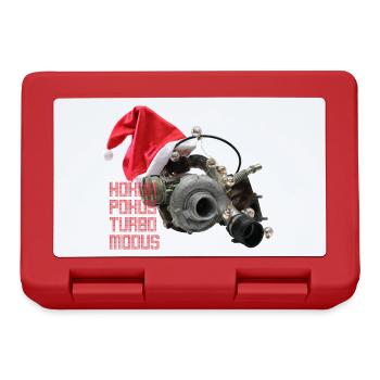 HOKUS POKUS TURBO MODUS! Dein xmas-Turbolader! - Brotdose - Rot - Vorne