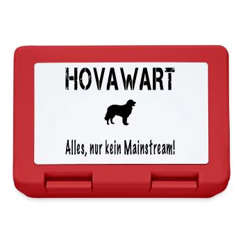 Hovawart Hund Hundespruch Hundebesitzer Hundeliebe - Brotdose - Rot - Vorne