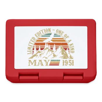 Legenden geboren im Mai 1951 Geburtstag Mai 1951 - Brotdose - Rot - Vorne