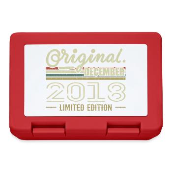 December 2018 birthday December 2018 December - Lunchbox - red - Front