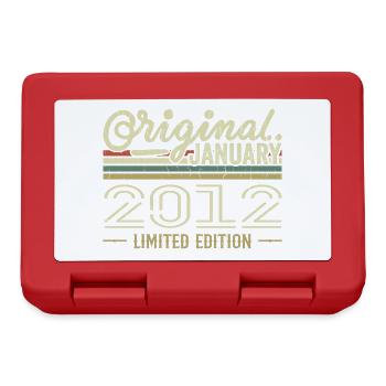 January 2012 Birthday January 2012 Gift 2012 - Lunchbox - red - Front