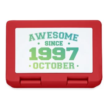 October 1997 - October 1997 Birthday Gift - Lunchbox - red - Front