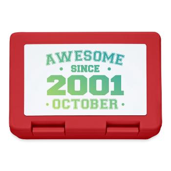 October 2001 - October 2001 Birthday Gift - Lunchbox - red - Front