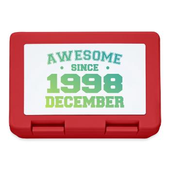 Birthday December 1998 - Gift December 1998 - Lunchbox - red - Front