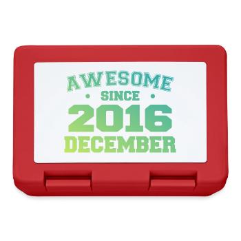 Birthday December 2016 - Gift December 2016 - Lunchbox - red - Front