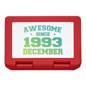 Birthday December 1993 - Gift December 1993 - Lunchbox - red - Front