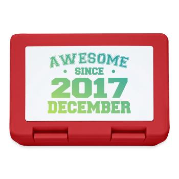 Birthday December 2017 - Gift December 2017 - Lunchbox - red - Front