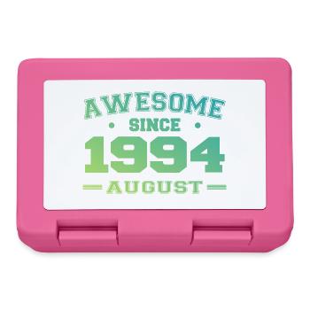 1994 Août Année Naissance Anniversaire Août 1994 - Boîte à goûter - rose - Devant