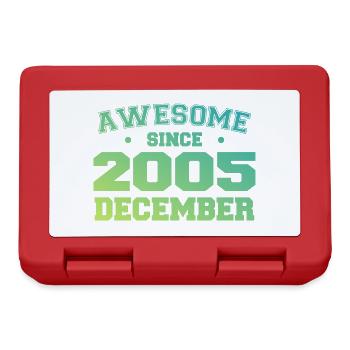 Birthday December 2005 - Gift December 2005 - Lunchbox - red - Front