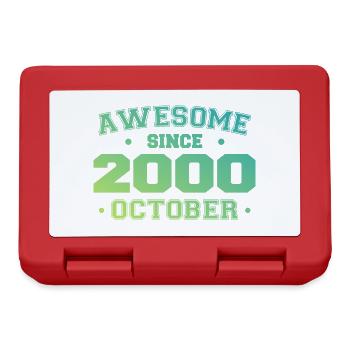 October 2000 - October 2000 Birthday Gift - Lunchbox - red - Front