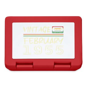 February 1955 Best Gift February 1955 - Lunchbox - red - Front