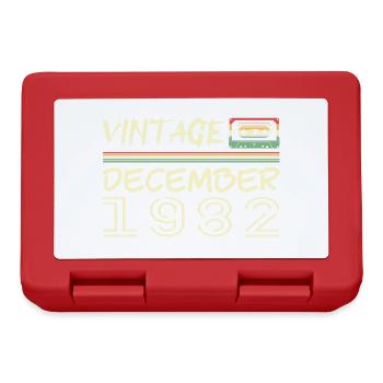 1982 Décembre 1982 Jubilé Décembre 1982 - Boîte à goûter - rouge - Devant