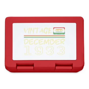 1983 Dezember 1983 Jubiläum Dezember 1983 - Brotdose - Rot - Vorne