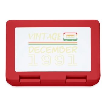 1991 December 1991 Jubilee December 1991 - Lunchbox - red - Front