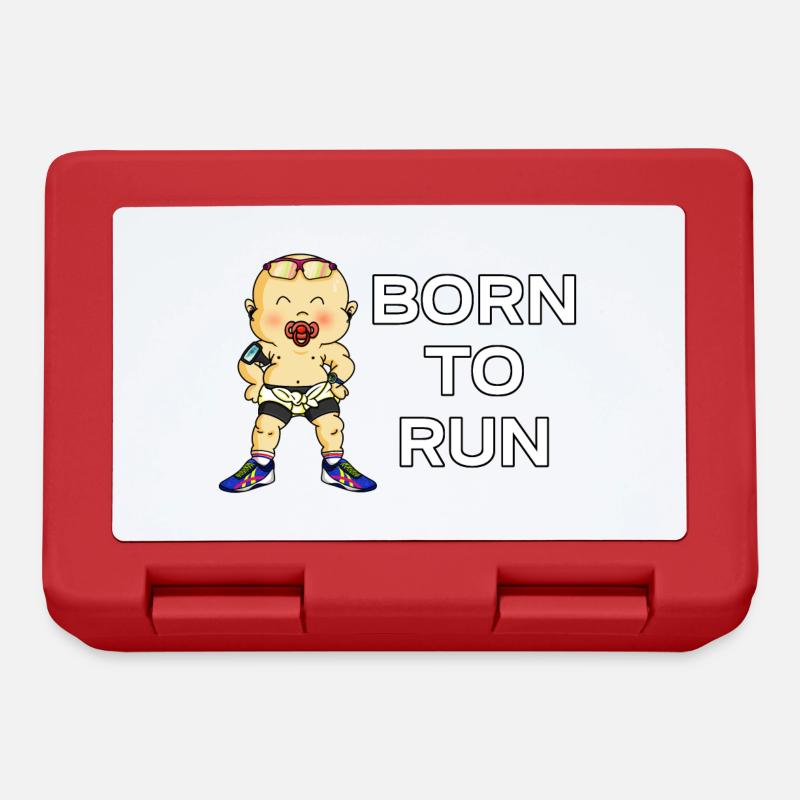 Born to run - Lunchbox - red