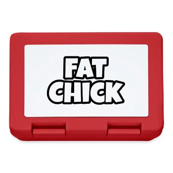 Fat Chick - Brotdose - Rot - Vorne