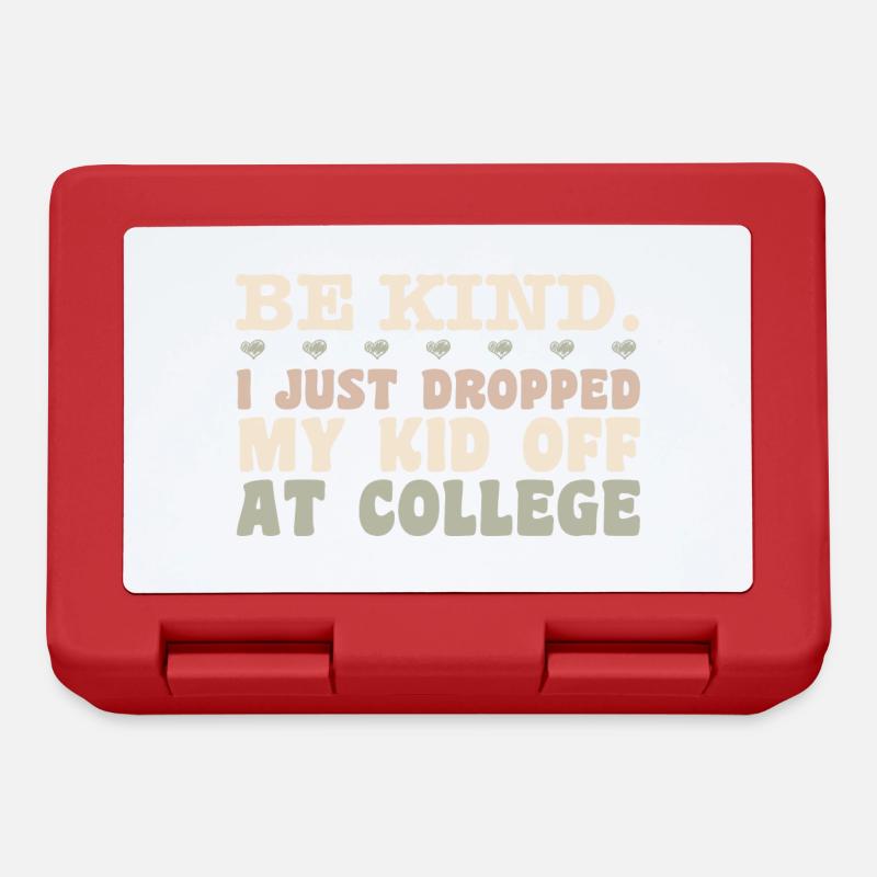 Kid Leaving For College - Mom Kid Going To College - Boîte à goûter - rouge