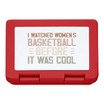 I Watched Women's Basketball Before It Was Cool - Lunchbox - red - Front