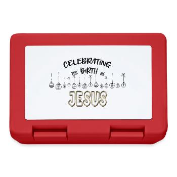 DLM CHRISTMAS B1U - Lunchbox - red - Front