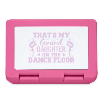 That's My Granddaughter On The Dance Floor - Lunchbox - pink - Front