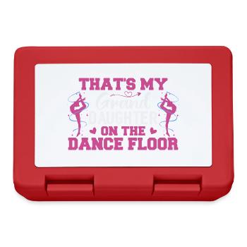 That's My Granddaughter On The Dance Floor - Lunchbox - red - Front