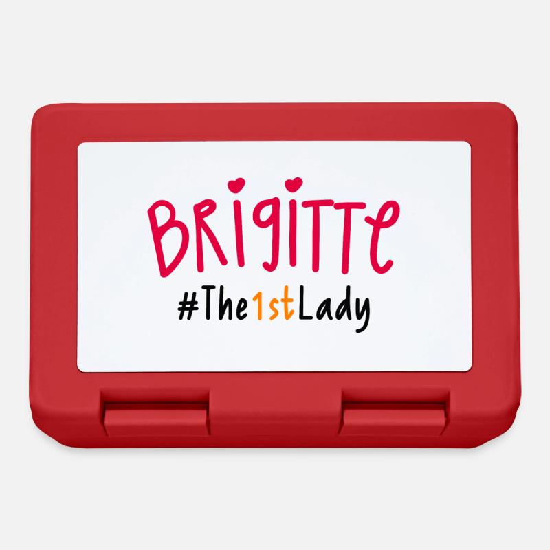 Brigitte, The 1st lady - Lunchbox - red