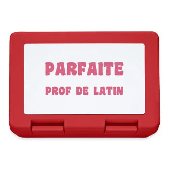 I'm not perfect but a Latin teacher - Lunchbox - red - Front