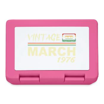 März 1976 - März 1976 - Brotdose - Pink - Vorne