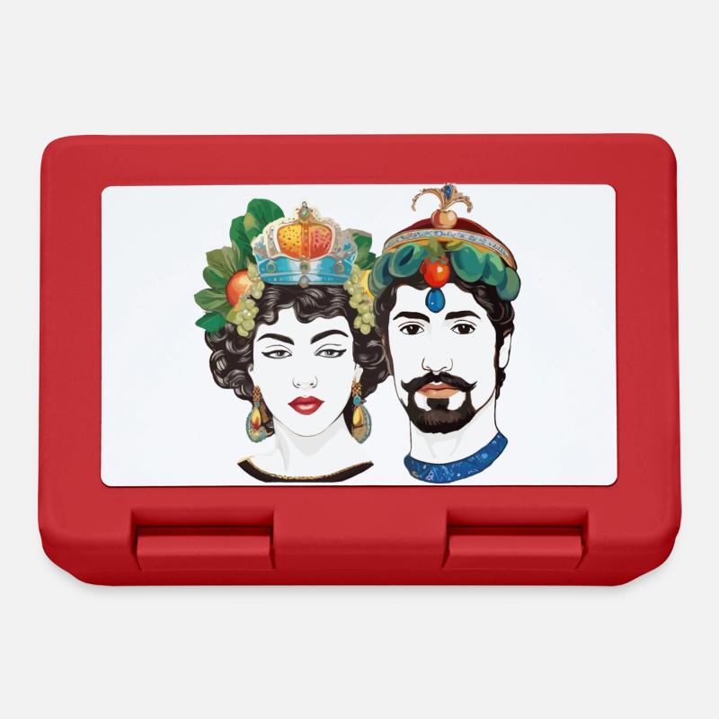 Teste di Moro - Lunchbox - red