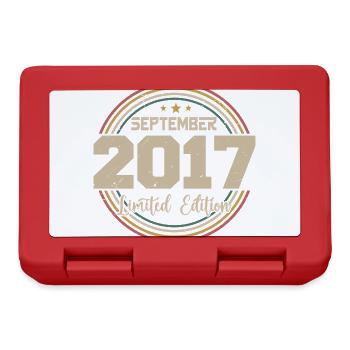 September 2017 Birthday Gift 2017 - Lunchbox - red - Front