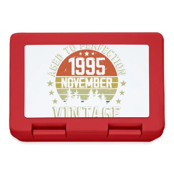 Birthday November 1995 Vintage November Gift - Lunchbox - red - Front