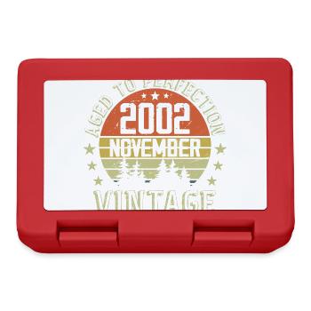 Birthday November 2002 Vintage November Gift - Lunchbox - red - Front