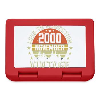 Birthday November 2000 Vintage November Gift - Lunchbox - red - Front