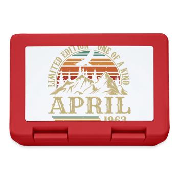 Best Birthday Gift April 1963 - Lunchbox - red - Front