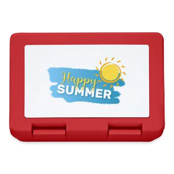 Summer Mode: ON - Lunchbox - red - Front