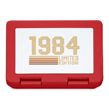Born in 1984 Birthday - 1984 Vintage 1984 Gift - Lunchbox - red - Front