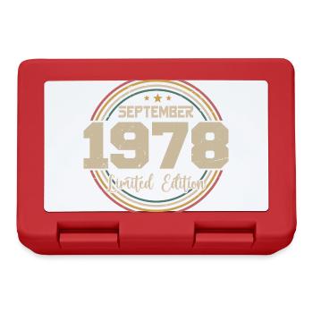September 1978 Birthday Gift 1978 - Lunchbox - red - Front
