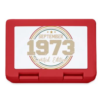 September 1973 Birthday Gift 1973 - Lunchbox - red - Front