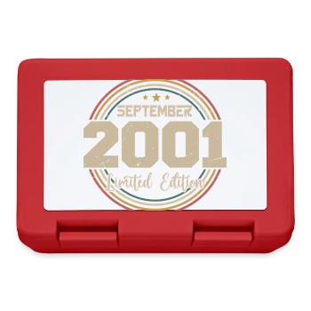 September 2001 Birthday Gift 2001 - Lunchbox - red - Front