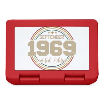 September 1969 Birthday Gift 1969 - Lunchbox - red - Front
