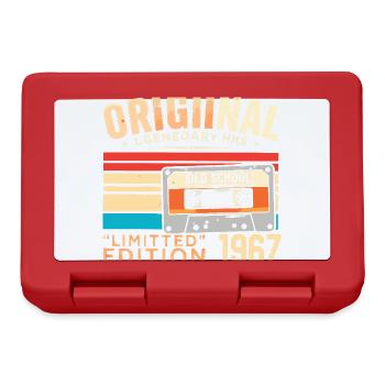 Original 1967, legendär seit 1967 Jahrgang 1967 - Brotdose - Rot - Vorne