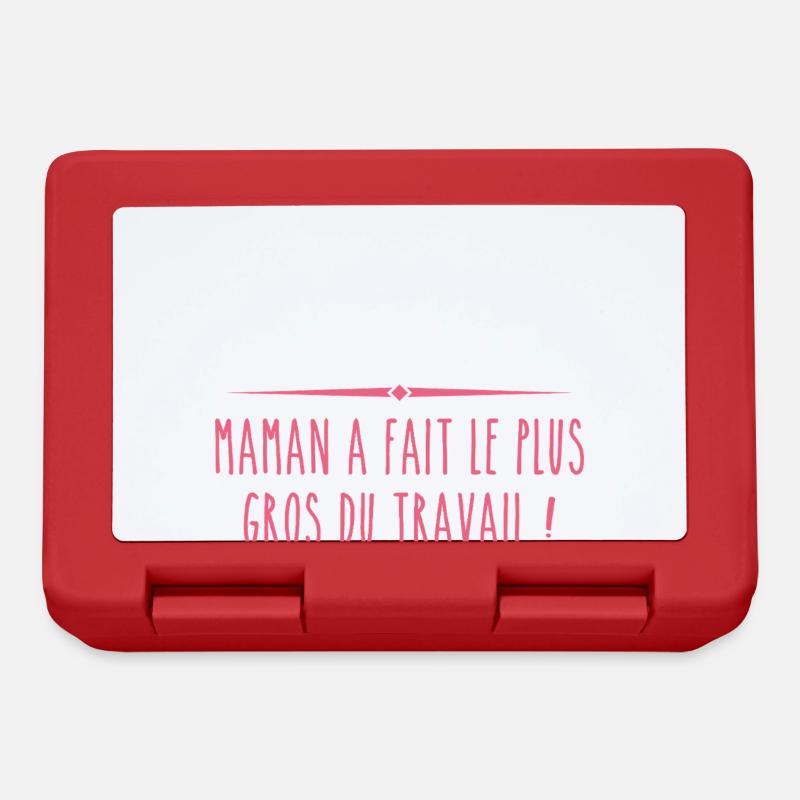Grenouillere annonce grossesse bébé - Boîte à goûter - rouge